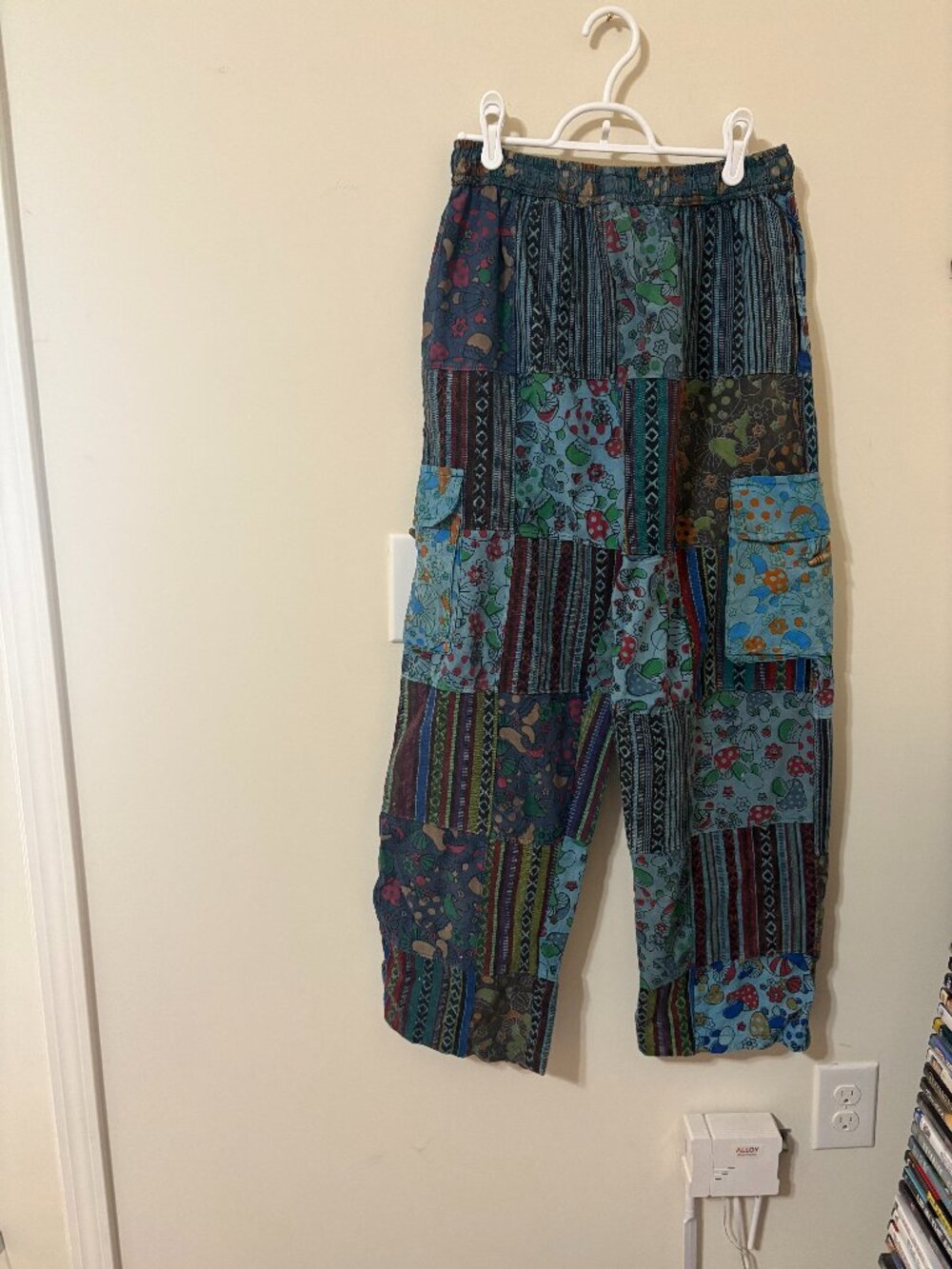 Patchwork Boho Style Pants Size Medium